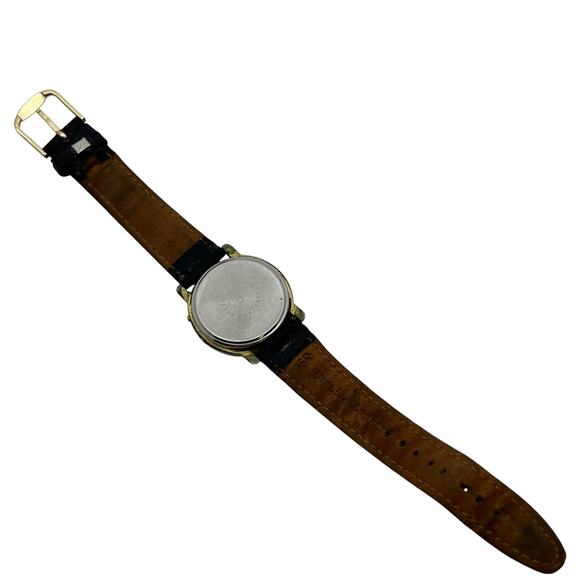 TimeTracks Retro Digital Watch – Untested, Colorful Dial with Leather Strap - Picture 3 of 7